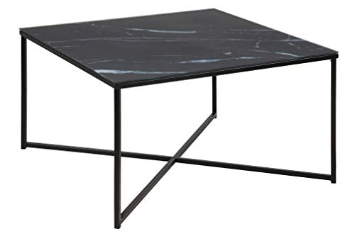 AC Design Furniture Couchtisch Antje, B: 80 x T:80 x H: 45 cm, Glas, Schwarz AC Design Furniture Couchtisch Antje, B: 80 x T:80 x H: 45 cm, Glas, Schwarz von AC Design Furniture
