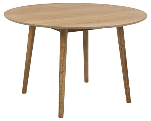 AC Design Furniture Pernille Esstisch Rund, Ø: 120 x 75,5 cm, Eiche, Holz, 1 Stk von AC Design Furniture