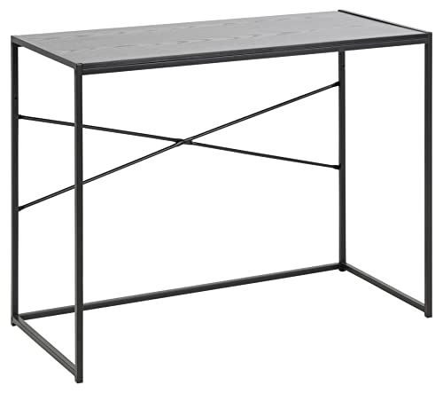 AC Design Furniture Jörn Schreibtisch, L: 100 B: 45 H: 75 cm, Holz/Metall, Schwarz, 1 Einheit von AC Design Furniture