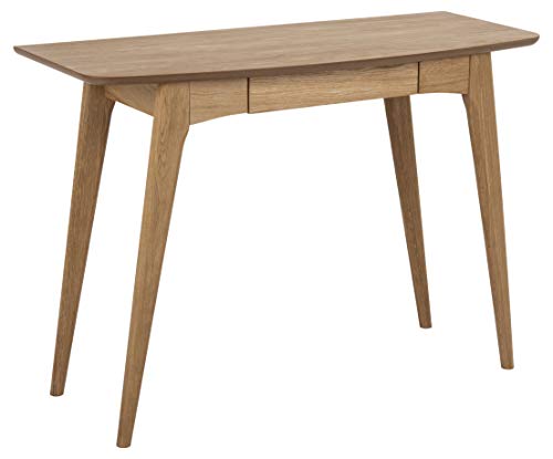 AC Design Furniture Konrad Schreibtisch, B: 105 x H: 74 x T: 45 cm, Geölte Eichenoptik, Eiche Furnier/Holz, 1 Stk von AC Design Furniture