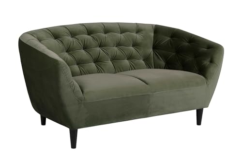 AC Design Furniture Ragnar 2-seater, green, fabric, L: 84 x W: 150 x H: 78 cm, 1 pcs. von AC Design Furniture