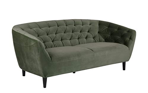 AC Design Furniture Ragnar 3-seater, green, fabric, L: 84 x W: 191 x H: 78 cm, 1 pcs. von AC Design Furniture