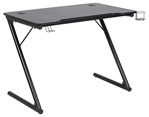 AC Design Furniture Ted Gaming-Schreibtisch, H: 74 x B: 100 x T: 60 cm, Schwarz, Metall/MDF, 1 Stk. AC Design Furniture Ted Gaming-Schreibtisch, H: 74 x B: 100 x T: 60 cm, Schwarz, Metall/MDF, 1 Stk. von AC Design Furniture