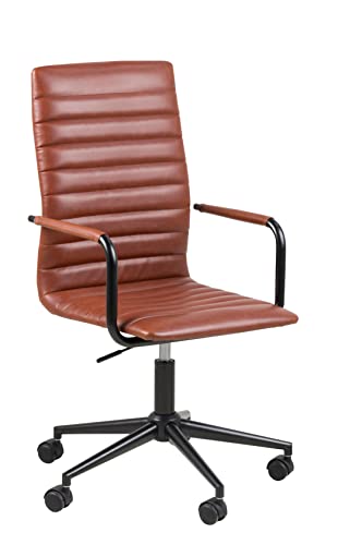 AC Design Furniture Winifred Bürostuhl, B: 45 x T:58 x H: 103 cm, PU, Cognac von AC Design Furniture