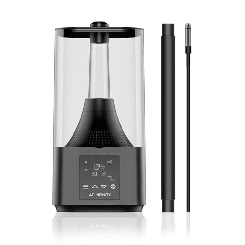 AC Infinity CLOUDFORGE T3, Pflanzenbefeuchter 4,5 l mit VPD-Feuchtigkeitsreglern, 10-stufigem Präzisionsverdampfer, ausziehbarem Zielschlauch und auslaufsicherer Dichtung für Gewächszelte von AC Infinity