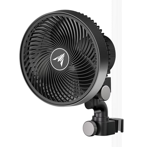 AC Infinity CLOUDRAY A6, Growzelt-Clipventilator 150 mm mit neu entwickeltem langlebigem EC-Motor, 10 individuell einstellbaren dynamischen Windstufen, wetterfest nach IP54, manuelle Schwenkfunktion von AC Infinity