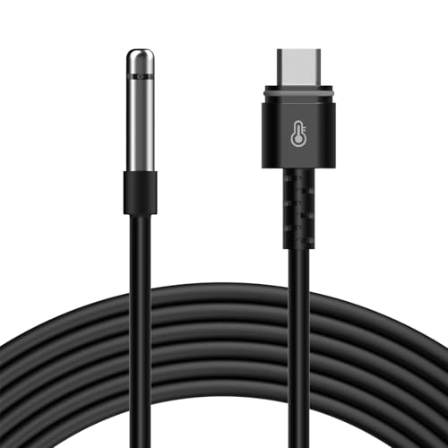 AC Infinity Controller Sensorfühler für Controller AI+ Edelstahl 6 M Temperatur-Feuchtigkeits-Klimadetektor, mit wasserfester Dichtung, für CLOUDLINE AIRLIFT AIRTITAN AIRBLAZE CLOUDWAY T-Series von AC Infinity