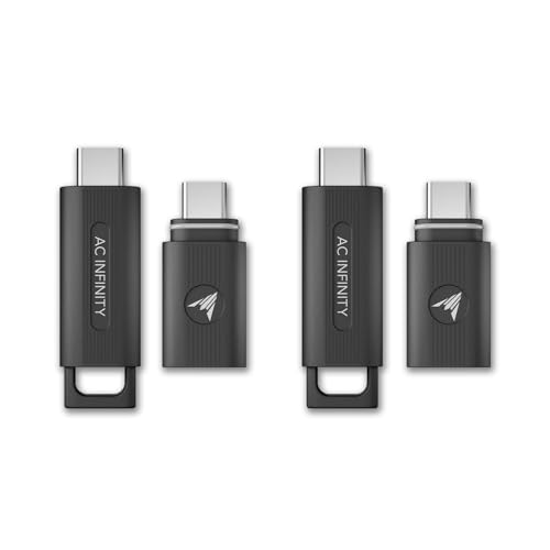 AC Infinity UIS Kabelloser 1-zu-1-Sender und Empfänger, 2er-Pack, ersetzt kabelgebundene Anschlusskabel, max. Reichweite, 2,4 GHz Fernverbindung zu UIS-Geräten und Controllern von AC Infinity