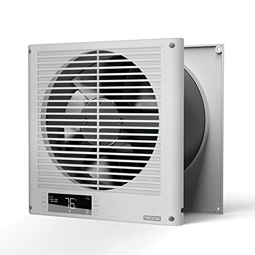 AC Infinity Ventilator von Raum zu Raum, 20,3 cm, Zwei-Wege-Luftstrom durch die Wand, mit Temperaturregler, präziser 10-Gang-leiser Innenwand-Ventilator für Küche, Waschküche und Werkstätten von AC Infinity