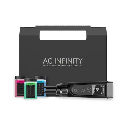 AC Infinity pH Meter PRO Kit, Hochpräziser digitaler pH-Stift mit ±0,01 pH-Genauigkeit und austauschbarer Sonde, Nährstofftest pH-Messgerät für Wasserhydrokulturpflanzen, Gartenarbeit, Aquarien, von AC Infinity