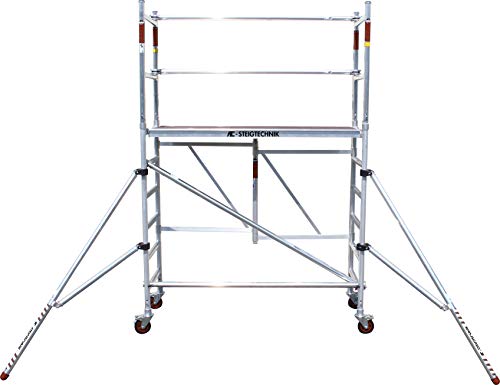 AC Steigtechnik Rollgerüst "xPress PRO-S" | bis 3,85 m Arbeitshöhe | erweiterbar | Wandstand | 1,90 m Plattform mit Luke | TÜV/GS | Rollrüstung | Zimmerfahrgerüst AC Steigtechnik Rollgerüst "xPress PRO-S" | bis 3,85 m Arbeitshöhe | erweiterbar | Wandstand | 1,90 m Plattform mit Luke | TÜV/GS | Rollrüstung | Zimmerfahrgerüst von AC STEIGTECHNIK