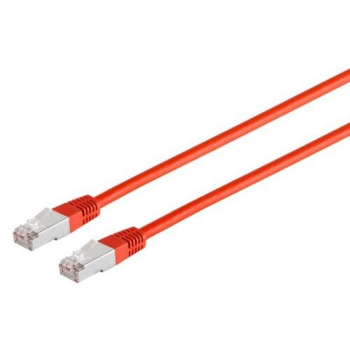 AC-Sat-Corner LAN Kabel RJ45 Netzwerkkabel Anschlusskabel Patchkabel Cat 5E Rot für FRITZ!Box 6670 2 Meter von AC-Sat-Corner