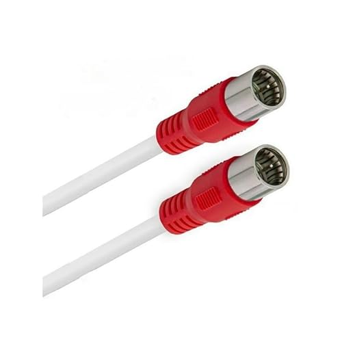 FRITZ!Box 6660 Cable Router Netzwerk Anschlusskabel Deluxe Premium Vollkupfer Kabel 8K Schnellstecker Rot 9 Meter von AC-Sat-Corner