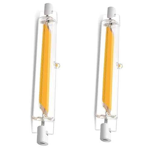 ACAATVE R7S LED 118mm Dimmbar Lampen Ersatz für 200W Halogenlamp | 20w LED R7S 118mm Warmweiß 3000K 2000 LM, Kein Flackern, 360° Abstrahlwinkel für Deckenfluter Stehlampe Wandleuchte, 2er Pack ACAATVE R7S LED 118mm Dimmbar Lampen Ersatz für 200W Halogenlamp | 20w LED R7S 118mm Warmweiß 3000K 2000 LM, Kein Flackern, 360° Abstrahlwinkel für Deckenfluter Stehlampe Wandleuchte, 2er Pack von ACAATVE