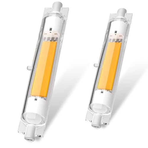 ACAATVE R7S LED 118mm Dimmbar Lampen Ersatz für 300W Halogenlamp | 30w LED R7S 118mm Kaltweiß 6000K 3000 LM, Kein Flackern, 360° Abstrahlwinkel für Deckenfluter Stehlampe Wandleuchte, 2er Pack von ACAATVE
