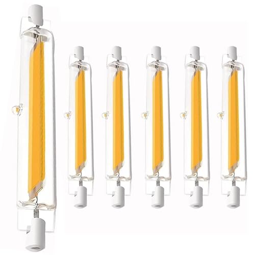 ACAATVE R7S LED 78mm Dimmbar 10w Ersatz für 100W Halogen Lampe | LED R7S 78mm 10w Kaltweiß 6000K 1000LM, Kein Flackern, 360° Abstrahlwinkel für Deckenfluter Stehlampe Wandleuchte, 6er Pack ACAATVE R7S LED 78mm Dimmbar 10w Ersatz für 100W Halogen Lampe | LED R7S 78mm 10w Kaltweiß 6000K 1000LM, Kein Flackern, 360° Abstrahlwinkel für Deckenfluter Stehlampe Wandleuchte, 6er Pack von ACAATVE