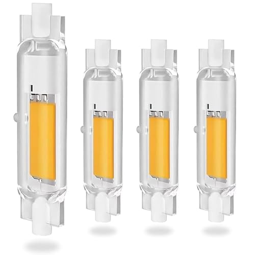 ACAATVE R7S LED 78mm Dimmbar 20w Ersatz für 200W Halogen Lampe | LED R7S 78mm 20w Warmweiß 3000K 2000LM, Kein Flackern, 360° Abstrahlwinkel für Deckenfluter Stehlampe Wandleuchte, 4er Pack von ACAATVE
