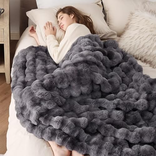 Kuscheldecke Flauschig Decke, Dicke und Warme Sofadecke für Den Winter, Wohn- & Kuscheldecken, Flauschig Sofadecke, Plüsch Decke für Couch und Bett, Sofaüberwurf Decke von ACAATVE