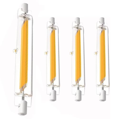 R7S LED 78mm Dimmbar 10w Ersatz für 100W Halogen | 1000LM Warmweiß 3000K, Kein Flackern, 360° Abstrahlwinkel, Led R7s 78mm 10W Energiesparlampe für Strahler Deckenfluter Außenleuchten, 4er Pack R7S LED 78mm Dimmbar 10w Ersatz für 100W Halogen | 1000LM Warmweiß 3000K, Kein Flackern, 360° Abstrahlwinkel, Led R7s 78mm 10W Energiesparlampe für Strahler Deckenfluter Außenleuchten, 4er Pack von ACAATVE