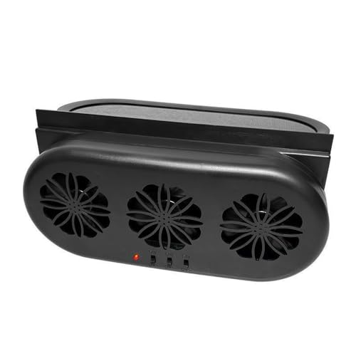 ACAGALA 3-Lüfter-Auto-Abluftventilator, USB- und solarbetriebener Luftzirkulationsventilator, geräuschloser Lüftungskühler, Kfz-Kühlerventilator mit unabhängigem Schalter ACAGALA 3-Lüfter-Auto-Abluftventilator, USB- und solarbetriebener Luftzirkulationsventilator, geräuschloser Lüftungskühler, Kfz-Kühlerventilator mit unabhängigem Schalter von ACAGALA