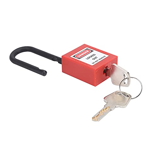 ACAGALA 38 Mm Lockout -Tagout -Sperre Langlebige Nylonstrahlisolierung Design Korrosionsbeständiges Vorhängeschloss mit 2 Tasten von ACAGALA
