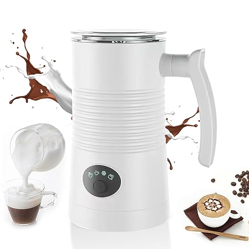 ACAGALA 4-in-1 Milchaufschäumer Automatisch mit Dampffunktion | 400W Heiß/Kalt Schaumbereiter 350ml Antihaftbeschichtung & spülmaschinengeeignet für Latte Macchiato, Cappuccino von ACAGALA