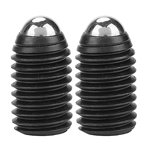 ACAGALA Acagala 10pcs M12 Schraubgewinde Sechskantbuchse Kohlenstoffstahlkugel Federlöcher Set Set (M12*20 (10pcs)) von ACAGALA