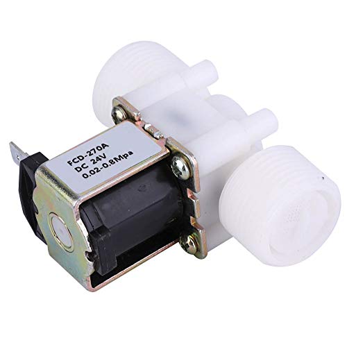 ACAGALA Acagala G3/4 NC Kunststoff Elektrisches Magnetventil Normalerweise Geschlossenes Wassereinlassventil (DC24V) von ACAGALA
