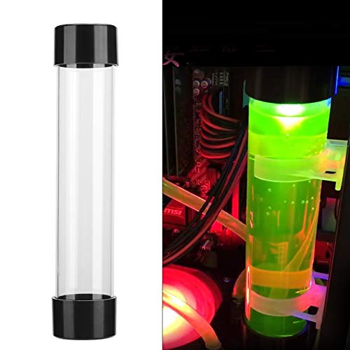 ACAGALA Acagala Transparente Zylindrische Computerwasserkühlungstank 240 Mm für die Praktische Fähigkeit von ACAGALA