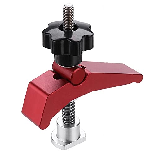 ACAGALA Aluminiumlegierung Schnellspanner Niederhalter T-Nut T-Schienensatz Holzbearbeitungswerkzeuge von ACAGALA