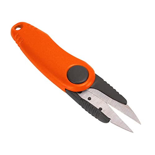 ACAGALA Garnelenförmige Angellinie Schere Fischerei Tackle Fold Scissor Fishing Linie Schnittschneider (2# Orange) von ACAGALA