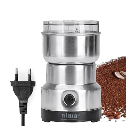 ACAGALA Multifunktions-Smash-Maschine Elektrisches Getreide Getreidemühle Mühle Gewürzkräuter Pulverisierer Mahlmaschine Werkzeug Edelstahl Elektrische Kaffeebohnenmühle für zu Hause von ACAGALA