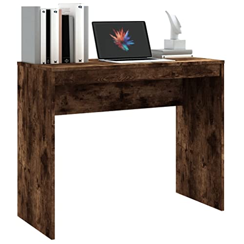 ACAGALA Schreibtisch, Kleiner Computertisch Bürotisch 90x40x72 cm, PC Tisch, küchentisch, Mehrzwecktisch für Arbeitszimmer, Schlafzimmer, Räuchereiche von ACAGALA