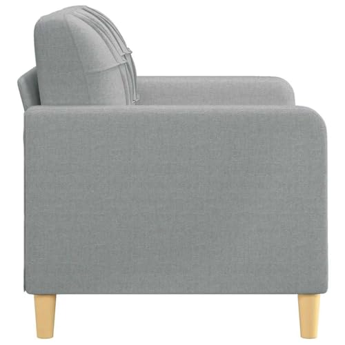 ACAGALA Sofa 2 Sitzer, Bequeme 2er-Sofa, Kleine Stoffcouch mit Armlehne, Mini Sofa Holzbeine + Metallrahmen, Modernes Couch Klein für Wohnzimmer Schlafzimmer Heimkino Gästezimmer | 120 cm | Hellgrau ACAGALA Sofa 2 Sitzer, Bequeme 2er-Sofa, Kleine Stoffcouch mit Armlehne, Mini Sofa Holzbeine + Metallrahmen, Modernes Couch Klein für Wohnzimmer Schlafzimmer Heimkino Gästezimmer | 120 cm | Hellgrau von ACAGALA