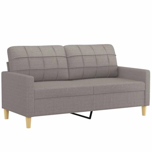 ACAGALA Sofa 2 Sitzer, Bequeme 2er-Sofa, Kleine Stoffcouch mit Armlehne, Mini Sofa Holzbeine + Metallrahmen, Modernes Couch Klein für Wohnzimmer Schlafzimmer Heimkino Gästezimmer | 140 cm | Taupe ACAGALA Sofa 2 Sitzer, Bequeme 2er-Sofa, Kleine Stoffcouch mit Armlehne, Mini Sofa Holzbeine + Metallrahmen, Modernes Couch Klein für Wohnzimmer Schlafzimmer Heimkino Gästezimmer | 140 cm | Taupe von ACAGALA