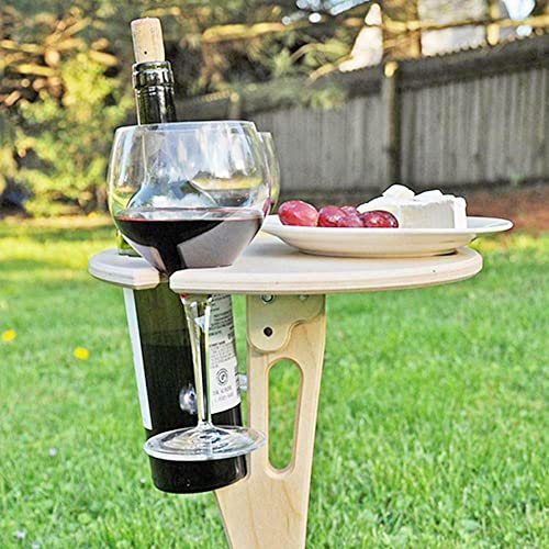 ACAGALA Tragbarer Outdoor-Klapp-Weintisch-Weinglashalter für Strand-Hinterhof-Picknick-Party ACAGALA Tragbarer Outdoor-Klapp-Weintisch-Weinglashalter für Strand-Hinterhof-Picknick-Party von ACAGALA