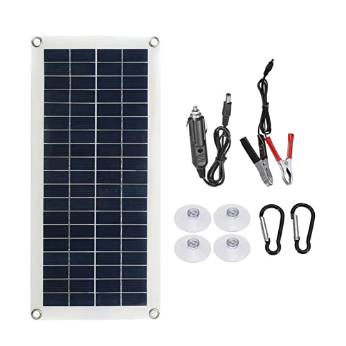 ACAGALA Tragbares Solarpanel 18 V 20 W Dual-USB-Ladeanschluss + DC5521-Batterieklemmenschnittstelle ACAGALA Tragbares Solarpanel 18 V 20 W Dual-USB-Ladeanschluss + DC5521-Batterieklemmenschnittstelle von ACAGALA