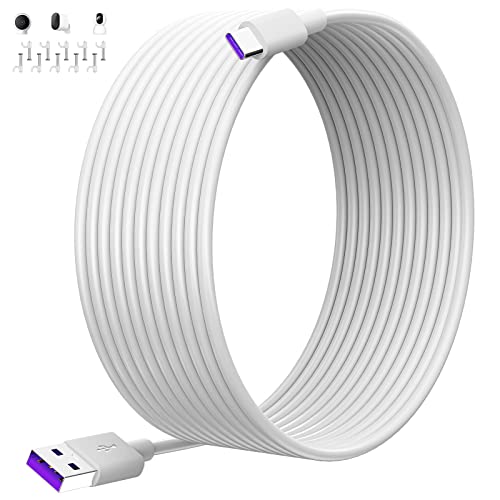 8M Extra langes USB Typ-C Kabel für Mi Camera 2K Magnetic Mount, Stromverlängerungskabel Sicherheitskameras USB Typ-C Kabel für Mi Wireless Outdoor Security Camera 1080p für Xiaomi Smart Camera C400 von ACAGET