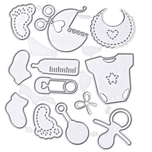 ACAMPTAR Scrapbooking Stanzschablone Embossing Machine Schablonen Schneiden Stanzformen, FüR Sizzix Big Shot Und Andere Stanzmaschine (F) von ACAMPTAR