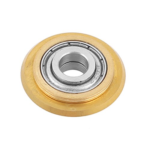 ACAMPTAR Titanium-Beschichtung Hartmetall Keramik Fliese Schneidrad Ersatz 22x6x6mm Messing Ton von ACAMPTAR