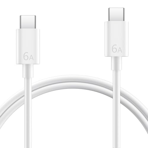 100W SuperCharge USB C auf USB C Kabel für Honor Magic 7 200 Pro 300 Ultra 90 GT Magic4 6, 1m 6A Kabel Typ-c Schnellladung für Honor Magic7 Lite X9c X60 Pro Pad GT MagicPad 2 Vs3 V3 V2RSR 90 Lite von ACANDYA