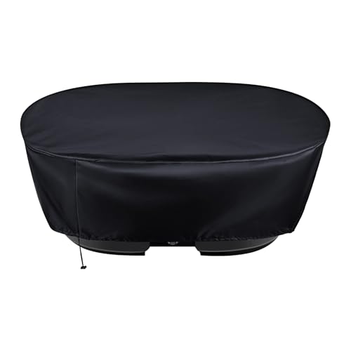 100 Gallonen Ovale Stock Tank Pool Cover, 420D Oxford Stoff Retractable Drawstring Tank Abdeckung, Wasserdicht Staubdicht Anti-UV Eisbadabdeckung to Keep Garden Patio Cleaning von ACAREY