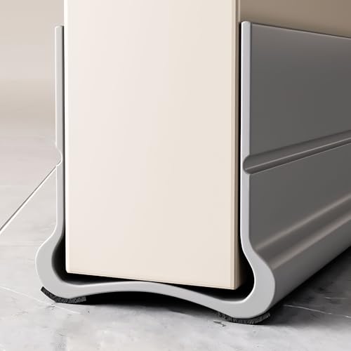 ACAREY Selbstklebende Türdichtung Zugluftstopper Dehnbar 3.5-5cm Winddicht Insektensicher Schalldämmend Für Türspalt 0.3-2cm (B) von ACAREY