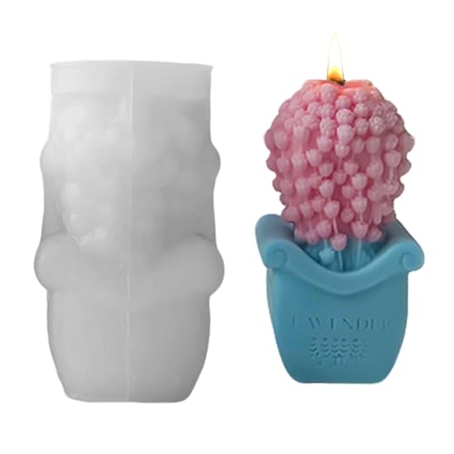 ACAREY Silikonformen Für Kerzen Rosen Blumenstrauß Gussform DIY Handwerk 2 Größen Hitzebeständiges Material (A) von ACAREY