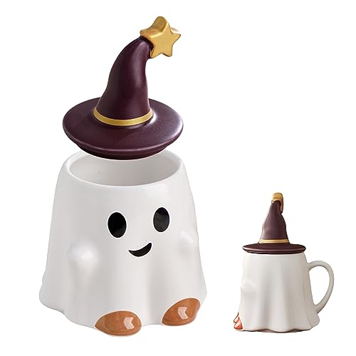 ACAREY Süße Geister-Kaffeetasse, Geister-Kaffeetasse, Halloween Ghost Kaffeebecher Cute Ghost Mug Halloween Keramik Kaffeebecher, glühende Halloween-Geister-Kaffeetasse, lustige Tassen, Geschenk (A) ACAREY Süße Geister-Kaffeetasse, Geister-Kaffeetasse, Halloween Ghost Kaffeebecher Cute Ghost Mug Halloween Keramik Kaffeebecher, glühende Halloween-Geister-Kaffeetasse, lustige Tassen, Geschenk (A) von ACAREY