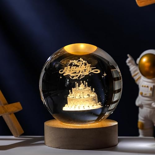 ACAREY Weihnachtsdeko LED Herbstdeko Geburtstag Dekoleuchte Kristallkugel Kristall Figure, Holz Deko Figuren Personalisiertes Geschenk für Frauen und Männer Geschenkidee Zu Weihnachten, Geburtstag ACAREY Weihnachtsdeko LED Herbstdeko Geburtstag Dekoleuchte Kristallkugel Kristall Figure, Holz Deko Figuren Personalisiertes Geschenk für Frauen und Männer Geschenkidee Zu Weihnachten, Geburtstag von ACAREY