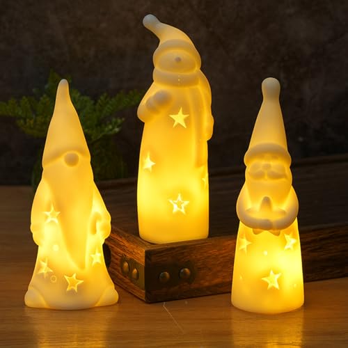 ACAREY Weihnachtsdeko Led Kerzen, LED Weihnachtsmann Kerzen Elektrische Weihnachtskerzen Led Candle WeihnachtsmannBeleuchtung LED Weihnachtsbeleuchtung Für Weihnachtsdeko Innen, Fenster, Tisch ACAREY Weihnachtsdeko Led Kerzen, LED Weihnachtsmann Kerzen Elektrische Weihnachtskerzen Led Candle WeihnachtsmannBeleuchtung LED Weihnachtsbeleuchtung Für Weihnachtsdeko Innen, Fenster, Tisch von ACAREY