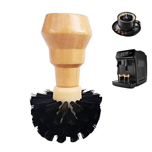 Kaffeefilter Reinigungsbürste Professionelle Barista Werkzeug Kaffee Siebträger Korb Bürste Espresso Kaffee Reinigungsbürste für sowohl 51 als auch 54-58 mm Pulverschalen von ACAREY