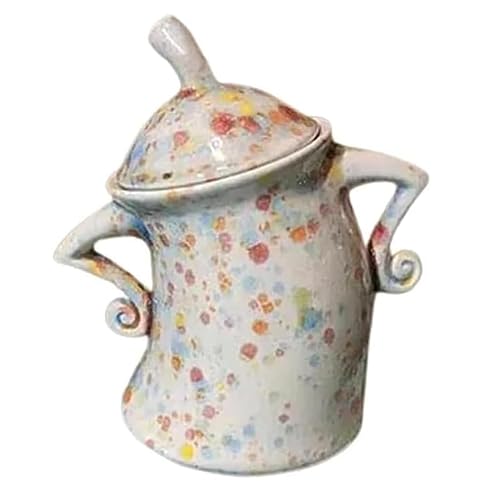 Sugar Canister with Attitude, Cute Cafe Sassy Canister, Stylish Airtight Ceramic Kitchen Storage Canister with Lids, Cute Sassy Storage Canister for Coffee, Tea, Sugar, Spices von ACAREY
