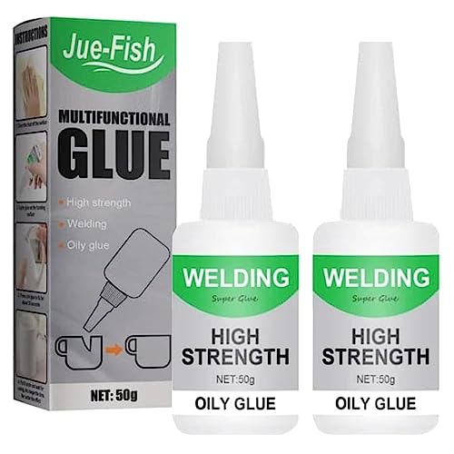 Universeller Alleskleber Extra Starker Industriekleber, Mächtiger Universalkleber, Universal Superkleber, Universalkleber Extra Stark Für Handwerk DIY (50G-2PCS) von ACAREY